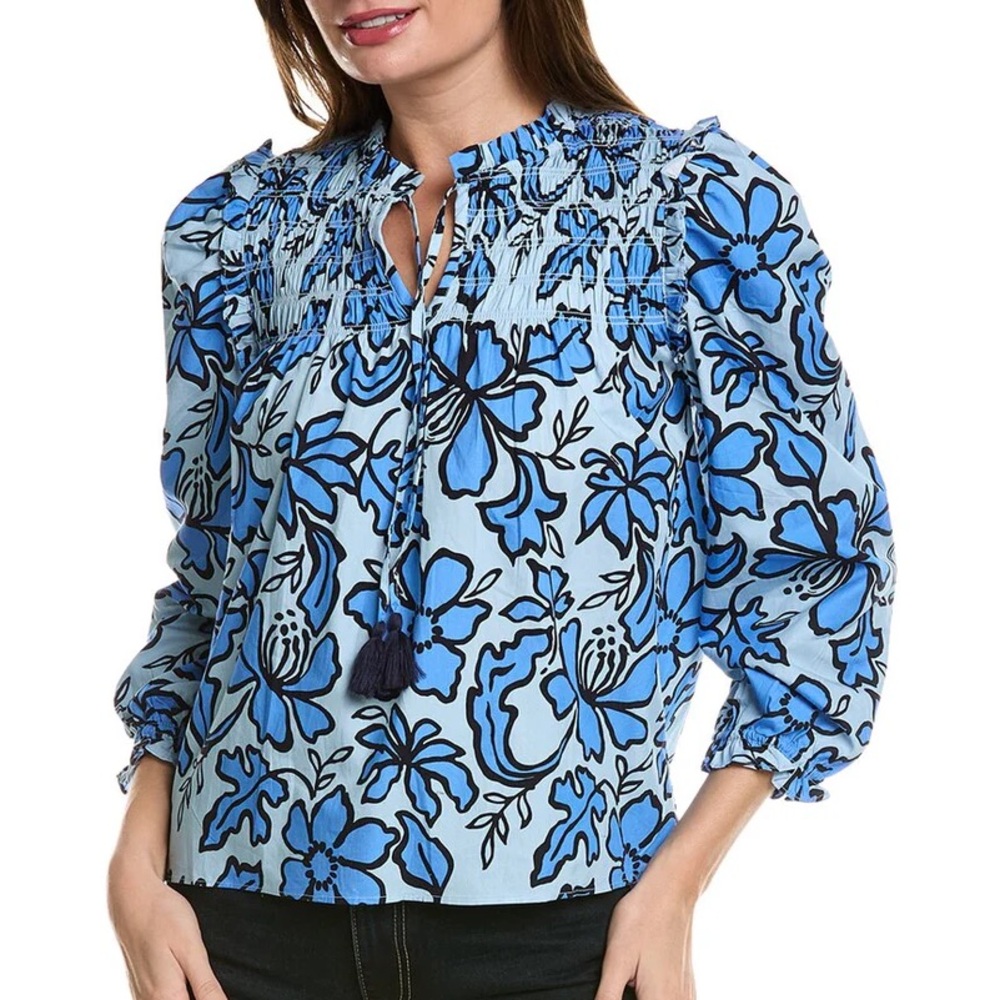 Sail to Sable Tassel Blouse NWT!